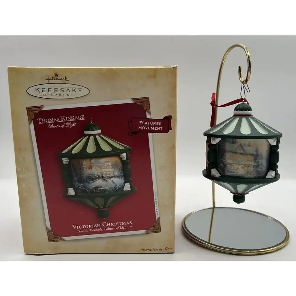 Hallmark Keepsake Ornament Victorian Christmas‎ Thomas Kinkade 2004 U74